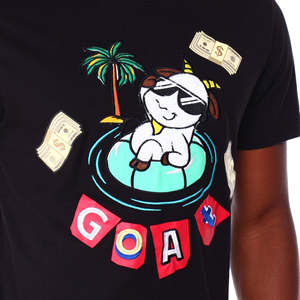 Camiseta con logotipo personalizado bordado para hombre, camiseta vintage de algodón puro orgánico, camisetas holgadas de gran tamaño - Product Image 6