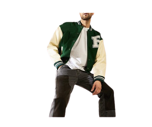 Offre Spéciale veste universitaire en laine d'hiver lourde veste de baseball à capuche avec logo personnalisé manches en cuir brodées caractéristiques classiques - Product Image 5