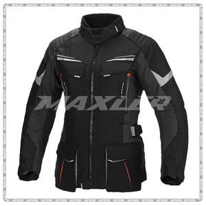<b>Lightweight</b> Textile Motorbike Riding <b>Jacket</b> Adjustable Fit With Impact Protection Breathable Panels Durable Fabric Ideal - Product Image 3
