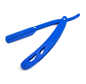 Rasoir à bord unique multicolore personnalisé pour rasage de cheveux de barbier fait à la main avec un matériau en acier inoxydable de qualité industrielle - Product Image 3