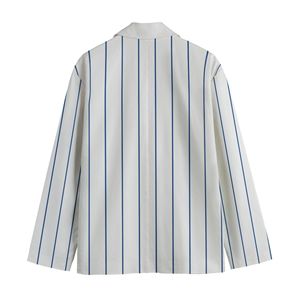 Traje de Negocios Personalizado Phi Beta Sigma para Hombre, Transpirable, de Lana/Poliéster, con Rayas Azules, para Uso Formal en Oficina, Estilo Americano - Product Image 2