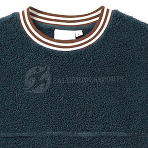 Men's Quick Dry Breathable Fleece Sweatshirts Printed Street Wear Pattern <b>Rhinestone</b> Winter Plain Dyed <b>Fabric</b> Wholesale Supply - Product Image 2