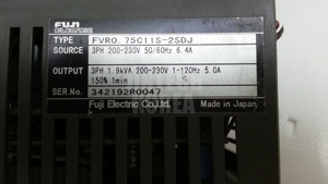 8559) [UTILISÉ] FVR0.75C11S-2SDJ - Product Image 4
