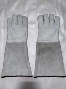 Guantes de soldadura Mig Tig resistentes al calor de cuero de vaca de alta calidad de 14 pulgadas y 16 pulgadas de largo - Product Image 5