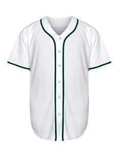 Men's Summer Sports Baseball Jersey Hip Hop Loose Short Sleeve Shirt New Summer Sportswear Uniform Knitted Weaving Method - Product Image 5