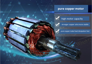 Polipasto Eléctrico de Cable de Alta Eficiencia, Polipasto Portátil Accionado por Motor, Mini Cabrestante Eléctrico 220V para Elevación y Uso Industrial - Product Image 5