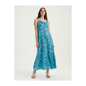 Đầm Xòe Họa Tiết Hoa Đầm viscose pha trộn treo kol Tipi - Product Image 2