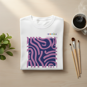 Cromika sóng Mô hình bộ sưu tập T-Shirt cho nam giới lấy cảm hứng từ bức tranh thương hiệu có sẵn trong kích thước cực lớn (XL) - Product Image 2