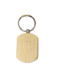 Porte-clés en bois couleur bois naturelle différente taille moyenne logo personnalisé porte-clés en bois mendier et boîte à bijoux - Product Image 3