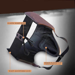 Mens Athletic <b>Groin</b> <b>Guard</b> with Breathable Design for Sports Protection Adjustable <b>Groin</b> Protector - Product Image 2