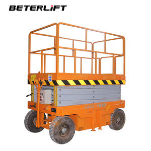שולחן הרמה מספריים ידני BETERLIFT 300 ק\\\"ג 500 ק\\\"ג, פלטפורמת עבודה אווירית יציבה ובטוחה עם אישור CE - Product Image 3