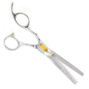 กรรไกรตัดผมสีดำสำหรับช่างตัดผม,อุปกรณ์สำหรับทำผมสีดำ - Product Image 4