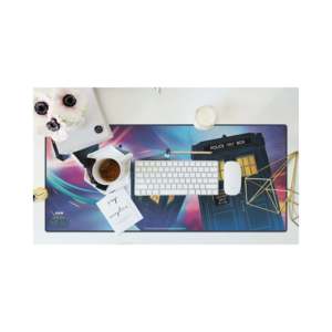 For Doctor for Who Novelty Design XL Mousepad/Keyboard Tardis Desk <b>Mat</b> - Product Image 4