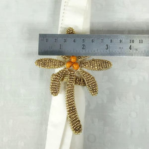 Porte-serviettes en résine de forme ronde de luxe poli tourbillon cuisine transparente meilleur logo personnalisé pour les fêtes de restaurant - Product Image 1