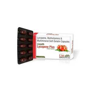 Fabrication indienne Lycopène Plus Soft Gel Capsule Multivitamines Herbe pour les soins de santé Meilleur prix Premier exportateur. - Product Image 1