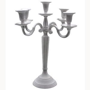 Bougeoir décoratif à 5 bras en aluminium bronze pour la décoration intérieure, décoration d'église de Noël, bougeoir, artisanat en vrac - Product Image 2
