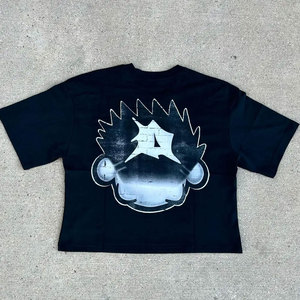 เสื้อยืดผ้าฝ้าย100% ชายทรงหลวมผ้า220gsm คอกลมพิมพ์โลโก้ได้ตามต้องการ - Product Image 3