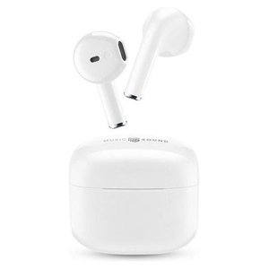 ไมโครโฟนบลูทูธ หูฟังเพลง MUSIC SOUND Swag Tws สีขาว BTMSTWSSWAGW - Product Image 1