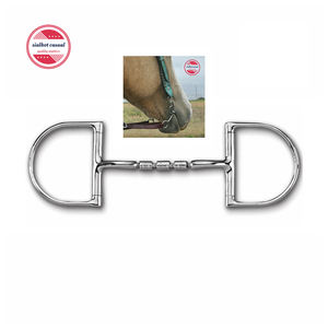 Anillo D caballo Snaffle Dee poco de acero inoxidable dee anillo mejillas sin ganchos/caballo Bits nuevo diseño caballo Bits Snaffle - Product Image 1