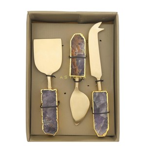 Juego de cubiertos de piedras preciosas hechas a mano personalizables de lujo, accesorios de comedor únicos para hogares elegantes, ideal para regalo de inauguración de la casa - Product Image 6