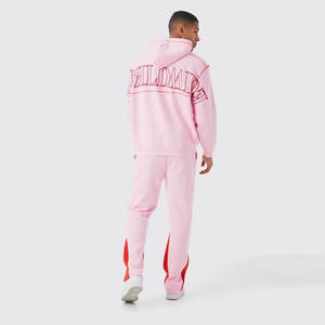 Conjunto de chándal personalizado para hombre, chándal de algodón grueso para hombre, conjunto de pantalones de chándal y Sudadera con capucha - Product Image 2