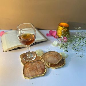 Sous-verre en résine élégant, style bohème, fait à la main, protège les meubles, résiste à la chaleur et à l'humidité, pour tables basses, salles à manger, prix bas - Product Image 5