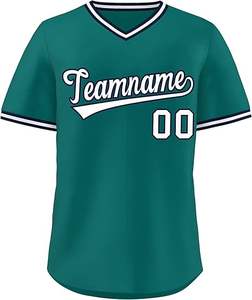 Camisetas de béisbol cosidas en blanco de fabricante OEM, camisetas y camisetas de béisbol de malla de sublimación totalmente teñidas de alta calidad - Product Image 4