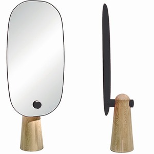 Miroir de maquillage de bureau de taille personnalisée avec cadre en métal sur support/pour la maison miroir carré armoire de salle de bain cadre de miroir en verre pour le maquillage - Product Image 3