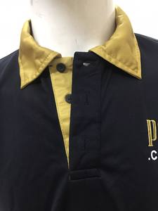 T-shirt personnalisé de haute qualité pour uniforme masculin, logo brodé, tissu jersey en spandex/coton, faible MOQ, fabriqué au Vietnam, service OEM - Product Image 2