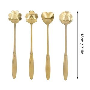 Cuillère à thé en laiton Quartz cristal de guérison énergie spirituelle cuivre améthyste sculptée cuillère à café à long manche à prix bon marché - Product Image 1