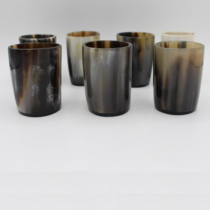 Mini chupito de cuerno vikingo para Feria Renacentista y cosplay Vaso de chupito de cuerno para beber de estilo nórdico auténtico con logotipo - Product Image 4