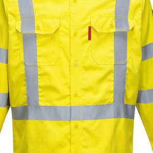 Taux raisonnable hommes chemise de sécurité dernière mode haute qualité Anti-rides haut tendance hommes chemise de sécurité avec le meilleur design - Product Image 4