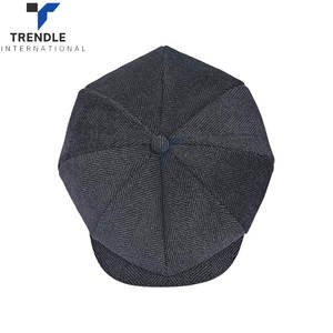 Canvas Newsboy <b>Cap</b> Women Classic Vintage Gatsby Ivy Cabbie <b>Hat</b> <b>Flat</b> Beret Style Adjustable Warm Retro Casual Customizable - Product Image 2