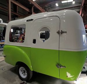 Mini-caravane tout-terrain légère et économique pour 4 personnes, en aluminium, pour le camping en plein air, à vendre aux États-Unis/UE - Product Image 2