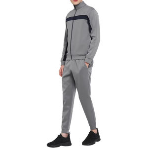 OEM service uni respirant coupe ajustée bas prix nouveauté hommes survêtement vêtements décontractés à manches longues couleur unie hommes survêtements - Product Image 2