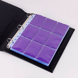 Đen cao cấp 3-Ring Binder với slipcase công suất lớn mở rộng thẻ Collector thư mục cho tiền xu, tem & thẻ - Product Image 4