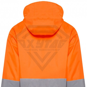 100% vestes de sécurité de conception personnalisée de haute qualité pour hommes et femmes motif solide avec fonction imperméable multi-poches - Product Image 5