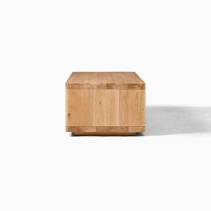 Table basse en bois massif de noyer de style moderne du milieu du siècle pour bureau à domicile et salon, hôtel ou appartement, vente d'usine - Product Image 3