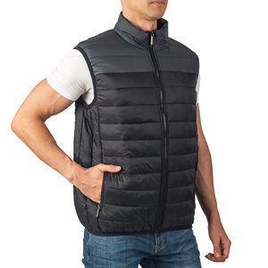 เสื้อกั๊กทรงพองระบายอากาศได้ดีมีปกคอตั้งสำหรับผู้ชายเสื้อแขนกุดสำหรับเล่นกีฬากลางแจ้งฤดูหนาว - Product Image 5