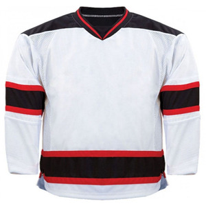 Ensemble de tenue de hockey sur glace rouge fabriqué en usine, prix de gros, design de maillot et de pantalon, vêtements de sport pour le hockey sur glace et le hockey sur gazon - Product Image 4
