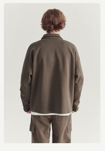 เสื้อฮู้ดผู้ชายแบบสวมหัวมีแบรนด์สไตล์ใหม่ - Product Image 3