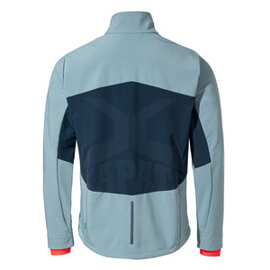 Veste d'hiver softshell pour homme la plus vendue, respirante, décontractée, coupe-vent, avec col montant et couleur contrastée - Product Image 2