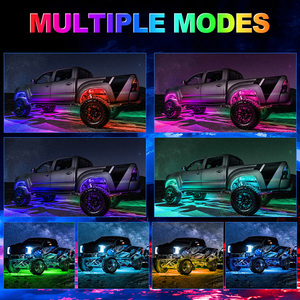 Cao BRIGHT RGB màu 16 chip đèn đá 4/6/8/10/12 vỏ dẫn đèn đá cho xe Jeep xe tải offroad thuyền - Product Image 6