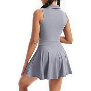 Vestido de Tenis Cómodo de Nailon y Elastano, Ligero, Transpirable y Elástico para Mujer, Diseño Personalizado - Product Image 5