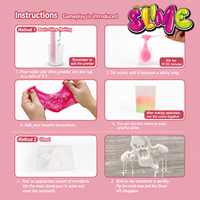 Kit de slime DIY EPT pour enfants, slime qui brille dans le noir, ensemble de fabrication de slime, expérience scientifique STEM, jouet avec des perles en mousse pour garçons et filles de 8 ans et plus