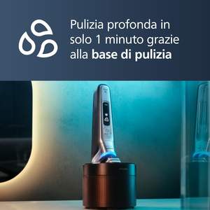 Système de rasage de précision, technologie intelligente, rasoir électrique rotatif, utilisation humide et sèche, tondeuse escamotable, station de nettoyage et de charge, IPX7 pour le corps - Product Image 4