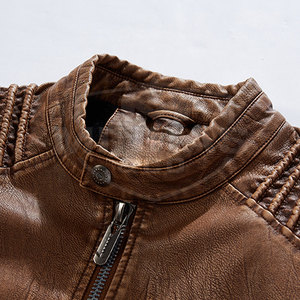 Most Popular <b>High</b> Quality Men <b>Leather</b> Jacket Pakistan Made <b>Top</b> Product <b>Leather</b> Jacket For Men - Product Image 4