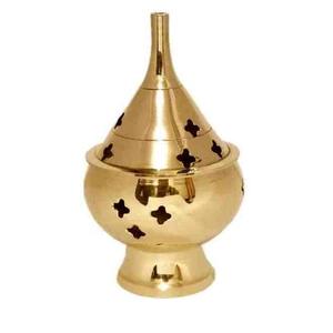 Vente en gros Brûleur d'encens marocain en laiton avec bol réglable à prix raisonnable Encensoir en métal pour - Product Image 1