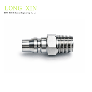 Custom Leak Proof Steel Ball Drilling Machining Bsp Quick Connector For Precision Couplers.JHI-14PM - Product Image 6