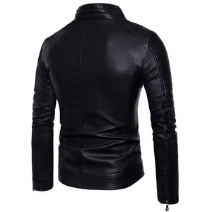 Chaqueta de cuero de calidad superior para hombre, lona elegante con 100% Original Cow Hide, gran oferta - Product Image 5